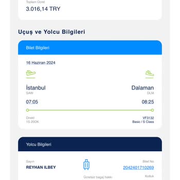 AJet (Anadolu Jet) Online Bilet Uygulamasında Soyadı Sorunu Ve Müşteri Hizmetleri Mağduriyeti