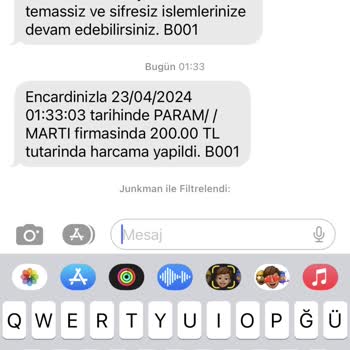 Martı Hesabımdan Para Çekti