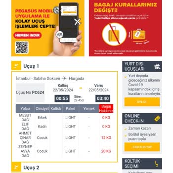 Pegasus 23 Nisan Çocuk Bayrami Bedava Bilet Kampanyası Mağduriyeti
