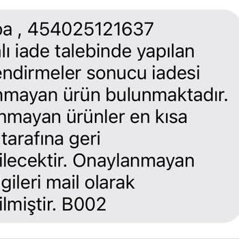 LCW İade Kabul Etmiyor