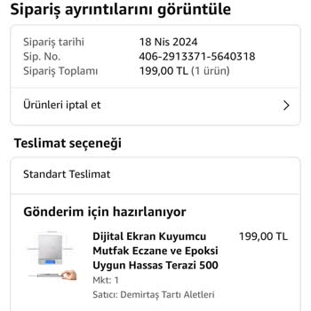 Amazon Kargoya Bile Verilmeyen Üründe Müşteri Yalnız Kalıyor.