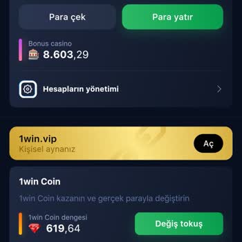 1win Para Çekme Sorunu
