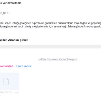 Sovos Türkiye Yanlış Fatura Gönderimi Ve Virüs Endişesi