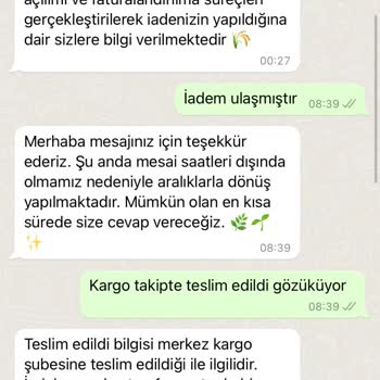 Manuka İademi Yapmıyor İletişim De Kurulmuyor