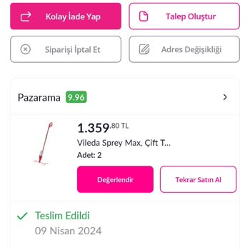 Pazarama Eksik Ürün Göndermiyor