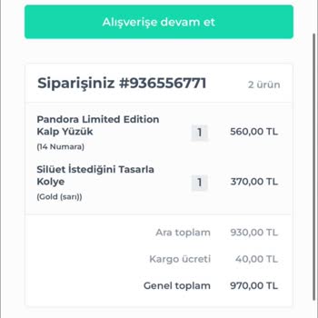 Meryjew Paramı Ödediğim Halde Ürünüm Gönderilmedi