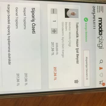 Moda Çizgi İnternet Sayfasından Alınana Ürün