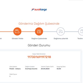 Sürat Kargo Trendyol Siparişim Neden Dağıtıma Çıkmadı?