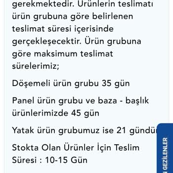 İstikbal Mobilyanın Görseldeki Ürünü Göndermemesi