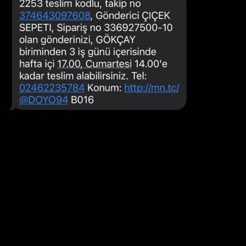 Çiçek Sepeti MNG Kargo Ve Satıcı Sorumsuzluğu