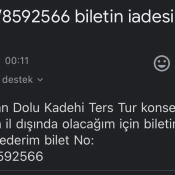 Bubilet Bilet İptalim Geri Dönüş Alamadım
