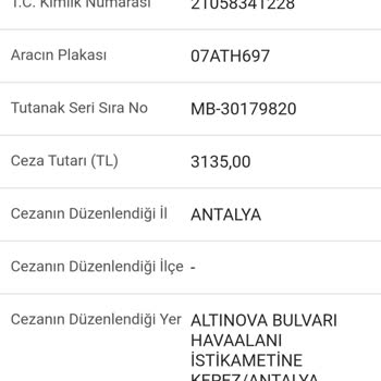 Gelir İdaresi Başkanlığı Ceza Ödemesi Düzeltilmesi