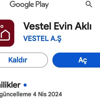 Vestel Evin Aklı Uygulaması Güncelleme Sonrası Giriş Problemi