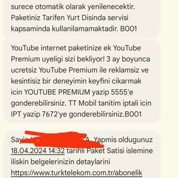 Türk Telekom Vadedilen Kullanım Hakkını Sağlamaması