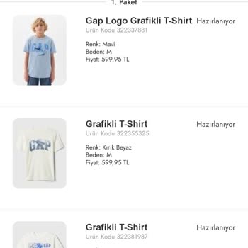 GAP Türkiye (Marka Mağazacılık) Online Alışveriş Yaparken Dikkat!