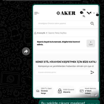 Aker Mağazacılık Aker İade Sorunu
