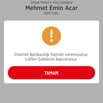 Ziraat Bankası Ziraat Hesabım Kapatıldı