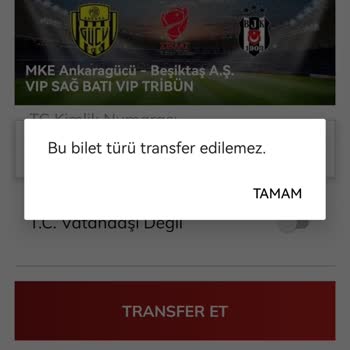 Passolig Kombineli Biletimi Devretmek İstiyorum Ama Devir Olmuyor