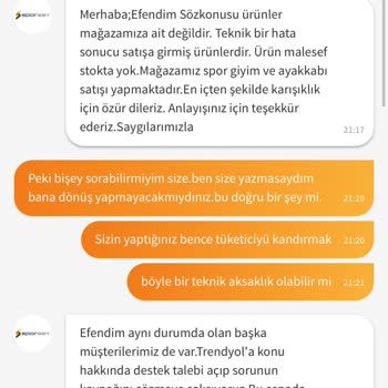 Trendyol Satıcılarının Yalan Ve Yanlış Beyanı...