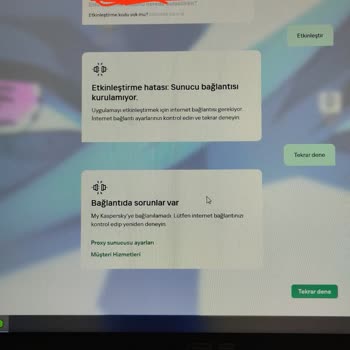 Oturum Açma Hatası: Kaspersky Uygulaması Erişim Sorunu