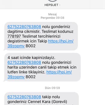 Hepsijet Gönderimin Kime Teslim Edildiği Belli Değil