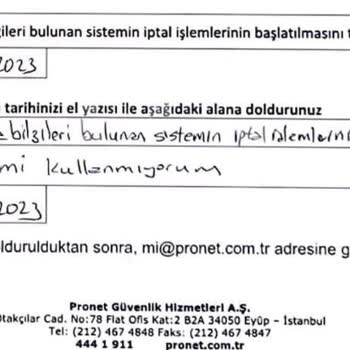 Pronet Aboneliğimi İptal Etmiyor