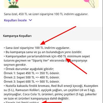 Getir Çalışmayan Kuponlar Veriyor...