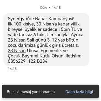 Dedeman Hotels Dedeman Tokat Synergym 23 Nisan Hüsranı