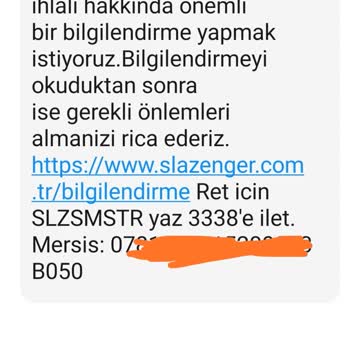 Slazenger Hesap Bilgilerim Çalınmış