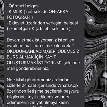 Burs Vaadiyle Dolandırıcılık Öğrenci İşlerim Burs Şikayeti