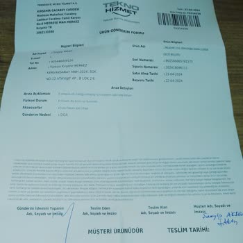 Teknosa Telefon İade Etme