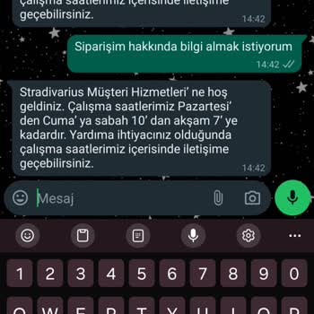 Stradivarius Siparişi Kargoya Vermiyor
