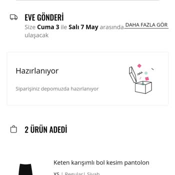 Stradivarius Siparişi Kargoya Vermiyor