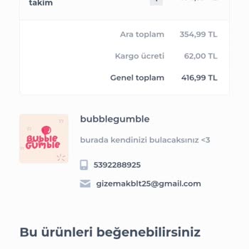 Bubble Gumble Şikayet/ Satıcı İlgilenmiyor