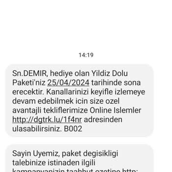 Digiturk Depremde İptal Ettiğimizin Ücretini Şimdi Farklı Yolla Alıyor