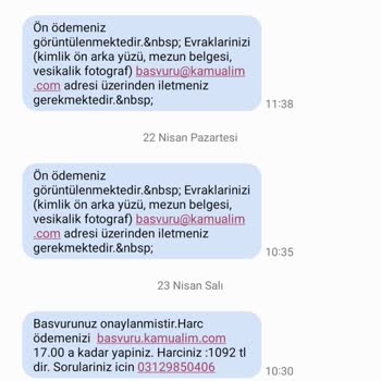 Kamualim.com İş Başvurusu Mağduriyeti Ve Endişelerim