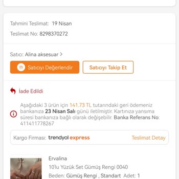 Trendyol Eksik Ücret Ödemesi