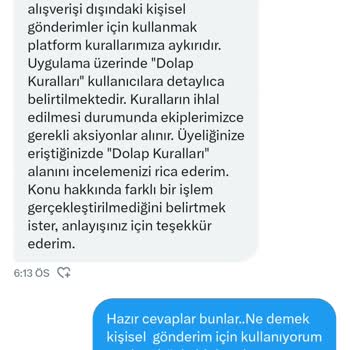 Dolap 250 TL Altında Ürünlere Dikkat Hesabınız 7-30 Gün Kapatılabilir