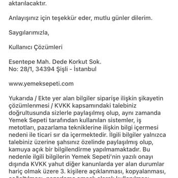 Yemeksepeti Para İademi Onaylamalarına Rağmen Ödemeyi Göndermiyorlar
