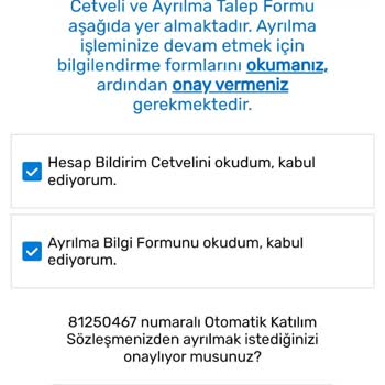 HDI Fiba Emeklilik Birikimimi Vermiyor