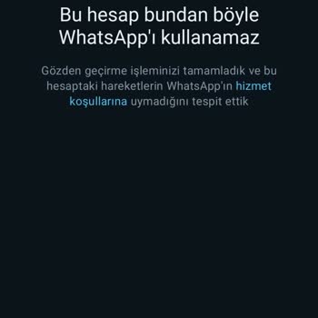 WhatsApp Durduk Yere Ban Yedim