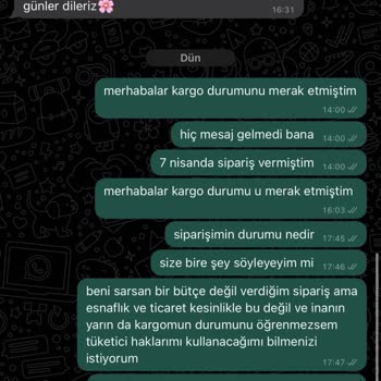 İdil Mulhan Butik Asla Ürünleri Yollamıyor