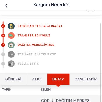 Kargom Sende Teslimat