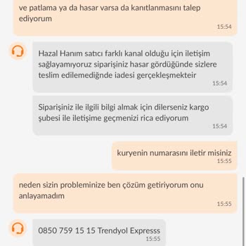 Trendyol Express Trendyol Kargo Teslim Problemi