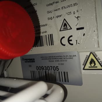 Lipton Meşrubat Dolabı Soğutmuyor Mersin Şehir Hastanesi Cafeterya