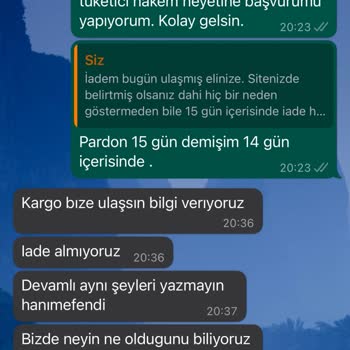 Tüketici Hakem Heyeti Kararına Rağmen Para İademi Yapmayan Roza Butik