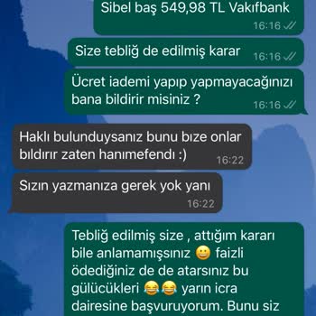 Tüketici Hakem Heyeti Kararına Rağmen Para İademi Yapmayan Roza Butik