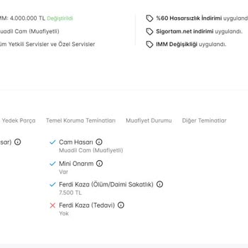 Sigortam.net Kaskoyu Verdiği Tutardan Kesmiyor