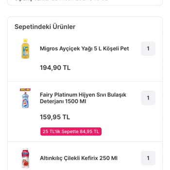 Migros Sanal Market Teslimatı