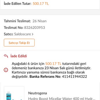 Trendyol Bana Sormadan Urunu İptal Ediyor